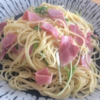 フライパン不要♪日向夏ドレッシングパスタ